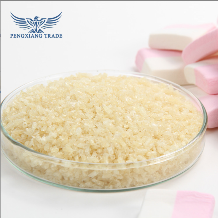 Hot Sale 180-250 Bloom Bovine Gelatin for Candy Use